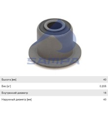 Сайлентблок IVECO Daily рессоры передней SAMPA