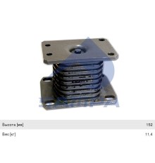 Подушка MERCEDES Actros, Axor рессоры задней SAMPA