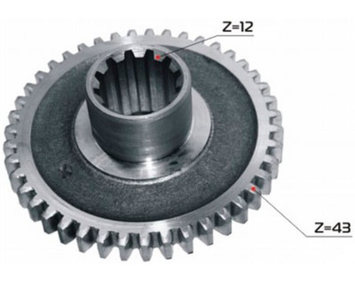 Шестерня КПП МТЗ 3, 6-й передачи Z=43 ОАО МЗШ