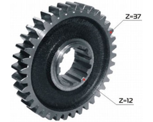 Шестерня КПП МТЗ 2-й ступени редуктора Z=37 ОАО МЗШ