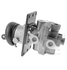 Кран ЗИЛ, КАМАЗ, МАЗ тормозной 2-х секционный с рычагом РААЗ