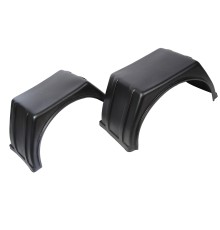 Крыло ГАЗ-3302 двускатное пластик заднее для Газели "Фургон" К-470П (комплект 2шт.) PETROPLAST