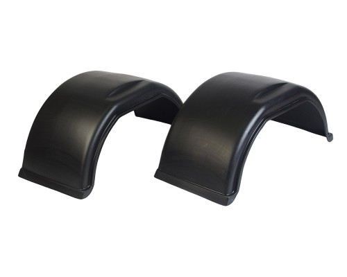 Крыло ГАЗ-3302 двускатное пластик заднее для Газели "Бортовой" К-470 (комплект 2шт.) PETROPLAST