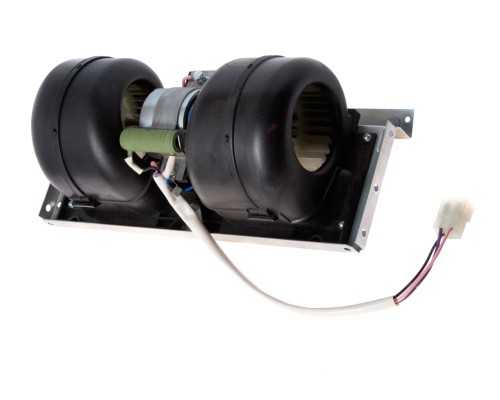 Вентилятор МТЗ, ПАЗ, АМКОДОР отопителя салона с корпусом в сборе 12V РАДИОВОЛНА