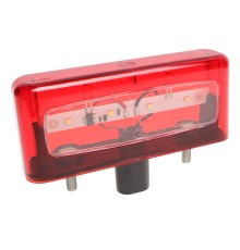 Фонарь освещения знака номерного ГАЗель Next, НЕФАЗ светодиодный 12 красный АТК