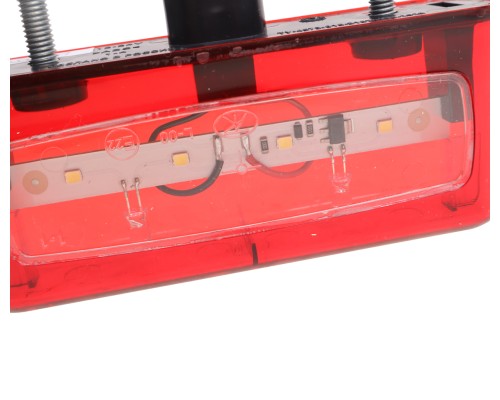 Фонарь освещения знака номерного ГАЗель Next, НЕФАЗ светодиодный 12 красный АТК