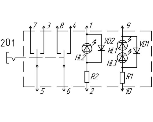 Переключатель УРАЛ Next подкачки шин оси задней КОПИР