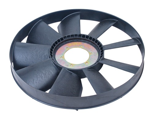 Вентилятор КАМАЗ-ЕВРО 654мм без муфты с обечайкой (дв.740.30, 31, CUMMINS) ТЕХНОТРОН