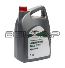Антифриз красный -40C 5кг G12+ упаковка (ОАО УАЗ)
