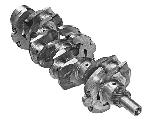 Вал коленчатый МАЗ-4370 ЕВРО-3 под 3 шпонки, конус (9 отверстий) ММЗ