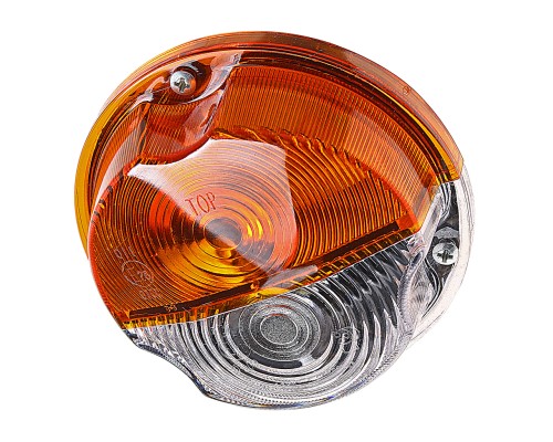 Указатель поворота ГАЗ, ЗИЛ, УАЗ передний 12V пластик РУДЕНСК