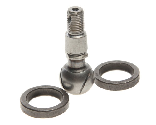 Палец МАЗ хвостовика шаровой с сухарями (шлифованый) СПЕЦМАШ