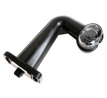 Фонарь габаритный правый 24V ("рожок", белый/белый, светодиод, колодка AMP) РУДЕНСК