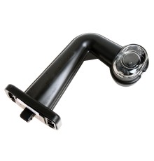 Фонарь габаритный правый 24V ("рожок", белый/белый, светодиод, колодка AMP) РУДЕНСК