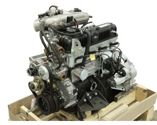 Двигатель УМЗ-4216 (АИ-92 107 л.с.) ГАЗ-3302 Бизнес,  поликлиновой ремень, (чугунный блок) (ОАО УМЗ) №