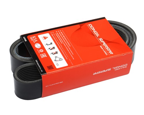 Ремень приводной поликлиновой 10PK1300 JAC K7 (ISG12) вентилятора DONGIL