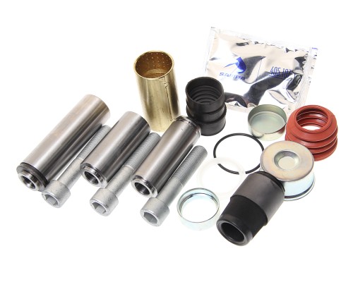 Ремкомплект суппорта КАМАЗ-5490 MERCEDES заднего (направляющие, пыльники, втулки) SAMPA