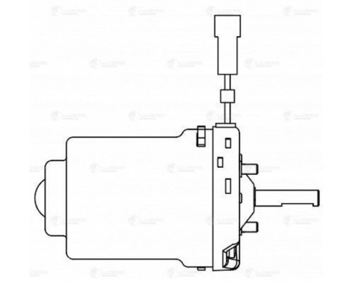 Мотор отопителя МАЗ, КАМАЗ, ГАЗ 24V LUZAR