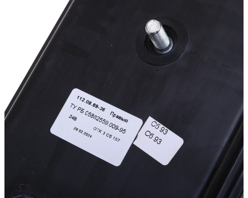 Фонарь задний КАМАЗ-5490, МАЗ правый светодиодный с разъемом и габаритным огнем РУДЕНСК