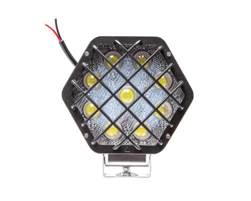 Фара рабочего света шестиуг. 110х140х55мм 27Вт 9 светодиодов направ. свет линзованная AVTOELECTRICA