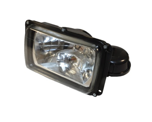 Фара ГАЗ-3102, КАМАЗ, МАЗ, УАЗ-3160 (без лампы) Н/О с гладким стеклом с ДХО AVTOELECTRICA