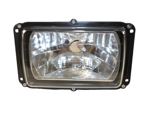 Фара ГАЗ-3102, КАМАЗ, МАЗ, УАЗ-3160 (без лампы) Н/О с гладким стеклом с ДХО AVTOELECTRICA