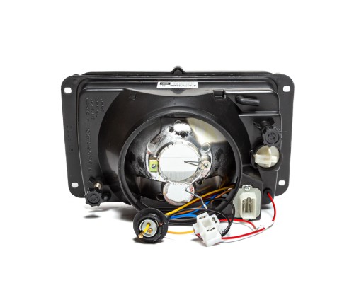 Фара ГАЗ-3102, КАМАЗ, МАЗ, УАЗ-3160 (без лампы) Н/О с гладким стеклом с ДХО AVTOELECTRICA