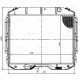 Радиатор ГАЗ-3309 алюминиевый 2-х рядный дв.ЯМЗ ЕВРО-4 LUZAR