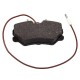 Колодки тормозные PEUGEOT 405 (92-) передние (4шт.), MBF016009, MANDO