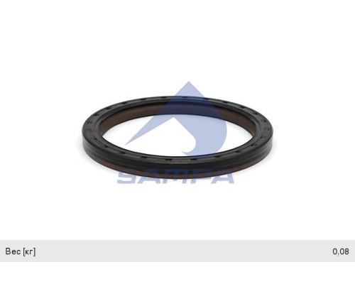 Сальник коленвала КАМАЗ-5490 MAN MERCEDES Actros, Axor задний (115х140х12мм) SAMPA