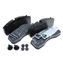 Колодки тормозные КАМАЗ-5490 MERCEDES DAF SCANIA IVECO SAF МАЗ-203 передние/задние (4шт.) MANDO