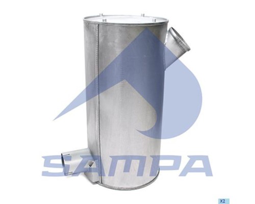 Глушитель IVECO EuroTech (ЕВРО-1) SAMPA