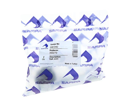 Наконечник SCANIA 2, 3 series тяги КПП М14х2мм правая наружная резьба SAMPA