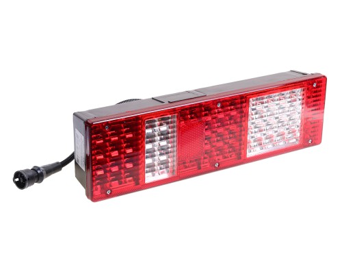 Фонарь задний КАМАЗ, МАЗ, УРАЛ правый (24V, светодиод, с кабелем) ТЕХАВТОСВЕТ