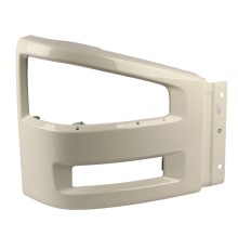 Бампер FAW J6, 4180, 4250 передний правая часть (белый) OE