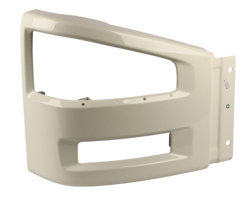 Бампер FAW J6, 4180, 4250 передний правая часть (белый) OE