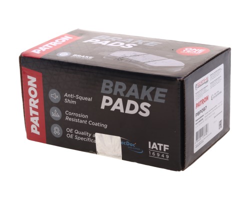 Колодки тормозные IVECO Daily задние (4шт.) PATRON