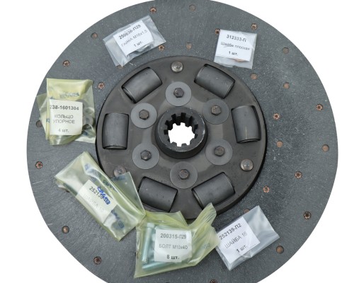 Сцепление ЯМЗ-238Н МАЗ, КРАЗ, УРАЛ в сборе (полный комплект) АВТОДИЗЕЛЬ