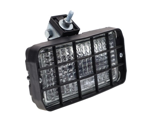 Фара рабочего света МТЗ (с решеткой) (болт выступает на 10.5мм) (без лампы) РУДЕНСК