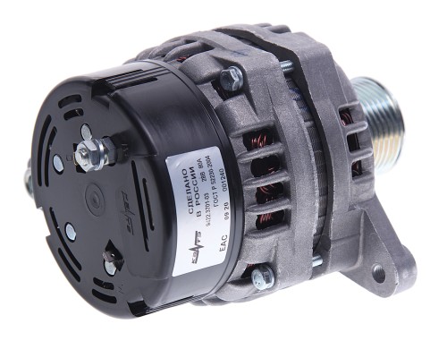 Генератор КАМАЗ, МАЗ, УРАЛ дв.ЯМЗ-656, 658 ЕВРО-3 (вып.с авг.2009г.) (8.9162) 28В 80А АВТОДИЗЕЛЬ