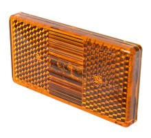 Фонарь габаритный КАМАЗ, УРАЛ, ЛИАЗ (оранжевый 12/24V овальный разъем АМР) АЭК