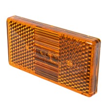 Фонарь габаритный КАМАЗ, УРАЛ, ЛИАЗ (оранжевый 12/24V овальный разъем АМР) АЭК