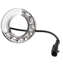 Фонарь габаритный передний ГАЗ, ПАЗ, ЛИАЗ (12/24V, светодиод, белый, АМР) АЭК