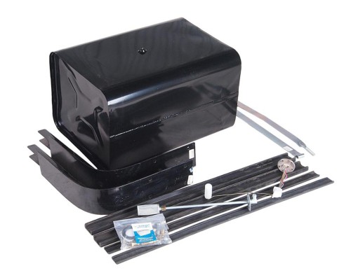 Бак топливный КАМАЗ 125л (405х498х680) с комплектом для установки+РТИ БАКОР