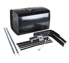 Бак топливный КАМАЗ 370л (650х650х1000) с комплектом для установки+РТИ БАКОР