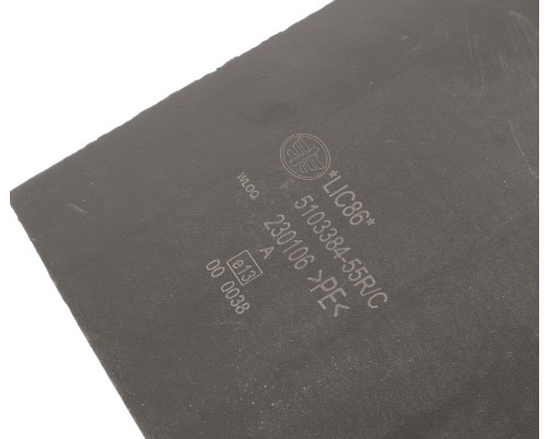 Брызговик FAW 3250 (6х6) крыла передний правый (резиновый) OE