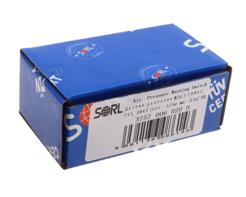 Датчик давления воздуха ГАЗон Next, ЛИАЗ, СИМАЗ M12x1.5 5.5-10 bar SORL