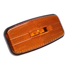 Фонарь габаритный ГАЗ, ПАЗ, КАМАЗ, МАЗ (оранжевый 12/24V, под овал AMP) АТК