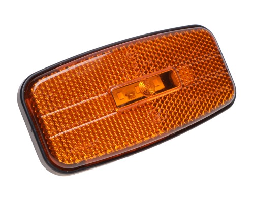 Фонарь габаритный ГАЗ, ПАЗ, КАМАЗ, МАЗ (оранжевый 12/24V, под овал AMP) АТК