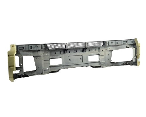 Бампер SHACMAN SHAANXI X3000 передний металлический (трехсоставной) (под покраску) OE